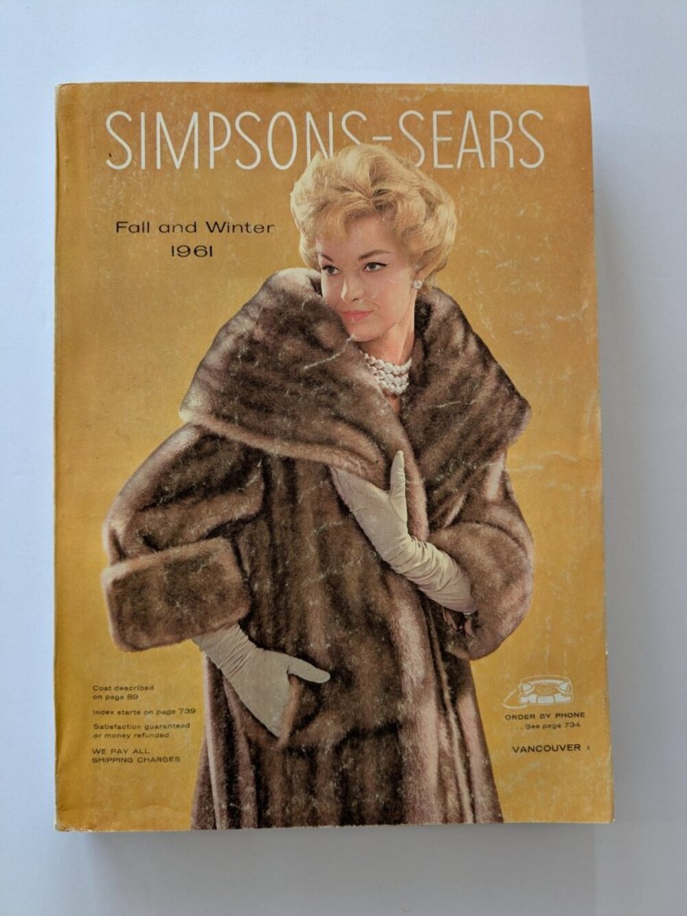 Simpsons-Sears Fall & Winter 1961 Catalog Vancouver 6 Canada Vintage Complete